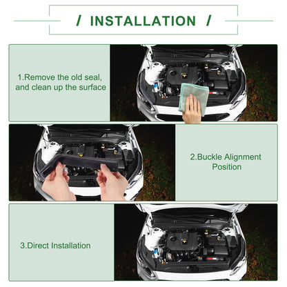 Front Engine Hood Sealing Strip for Honda Civic (2016-2021)