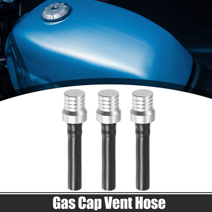 3pcs Gas Cap Tube with Air Vents for Universal Motorcycles