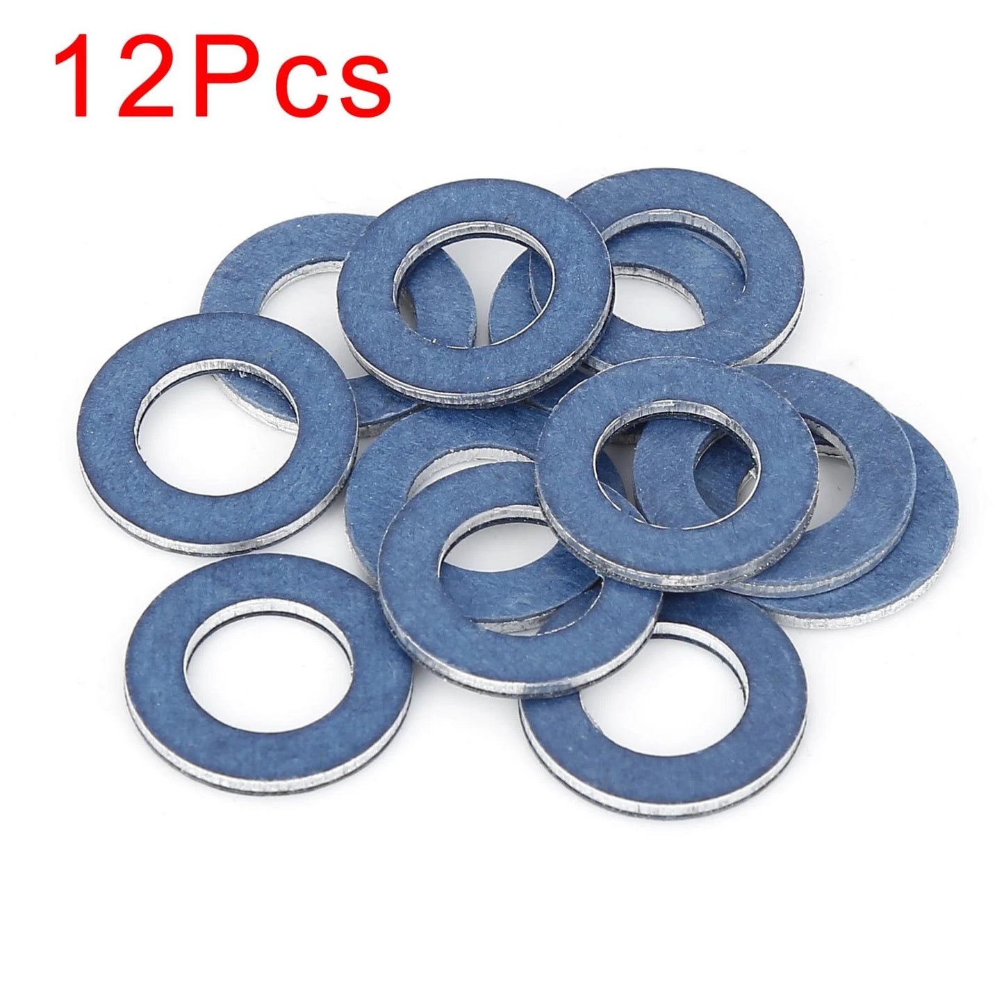 12 x M12 Blue Oil Drain Plug Gaskets for Toyota