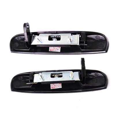 Exterior Door Handle Black Pair Fits Mitsubishi Mirage 5D Hatchback 2012-18 D06