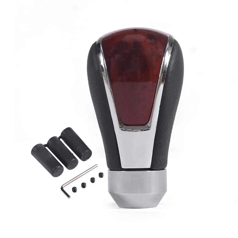 Leather Walnut Wood Gear Shift Knob for Toyota Lexus