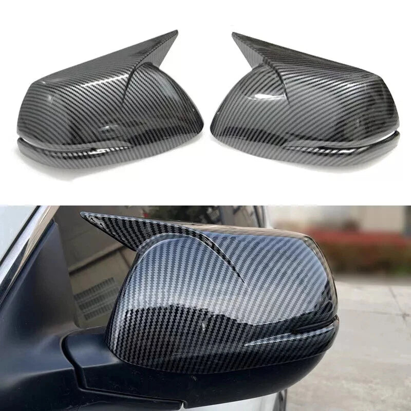 Carbon Black OX Horn Style Door Wing Mirror Cover for Honda CR-V (2012-2021)