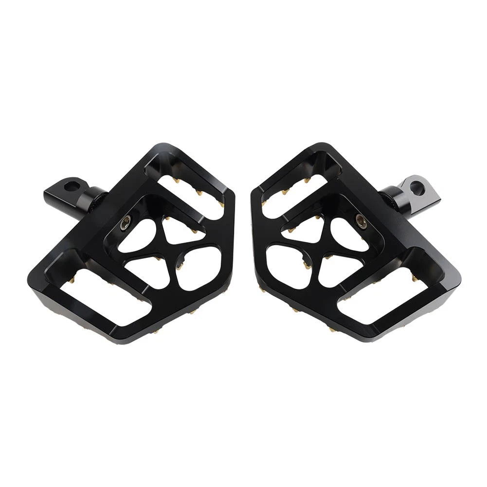 Wide MX Style Footpegs for Harley Touring Sportster Softail Dyna