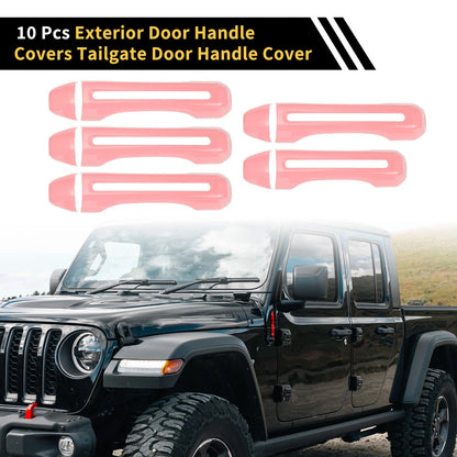Door Tailgate Handle Cover  for Jeep Gladiator JT (2020-2021) Pink
