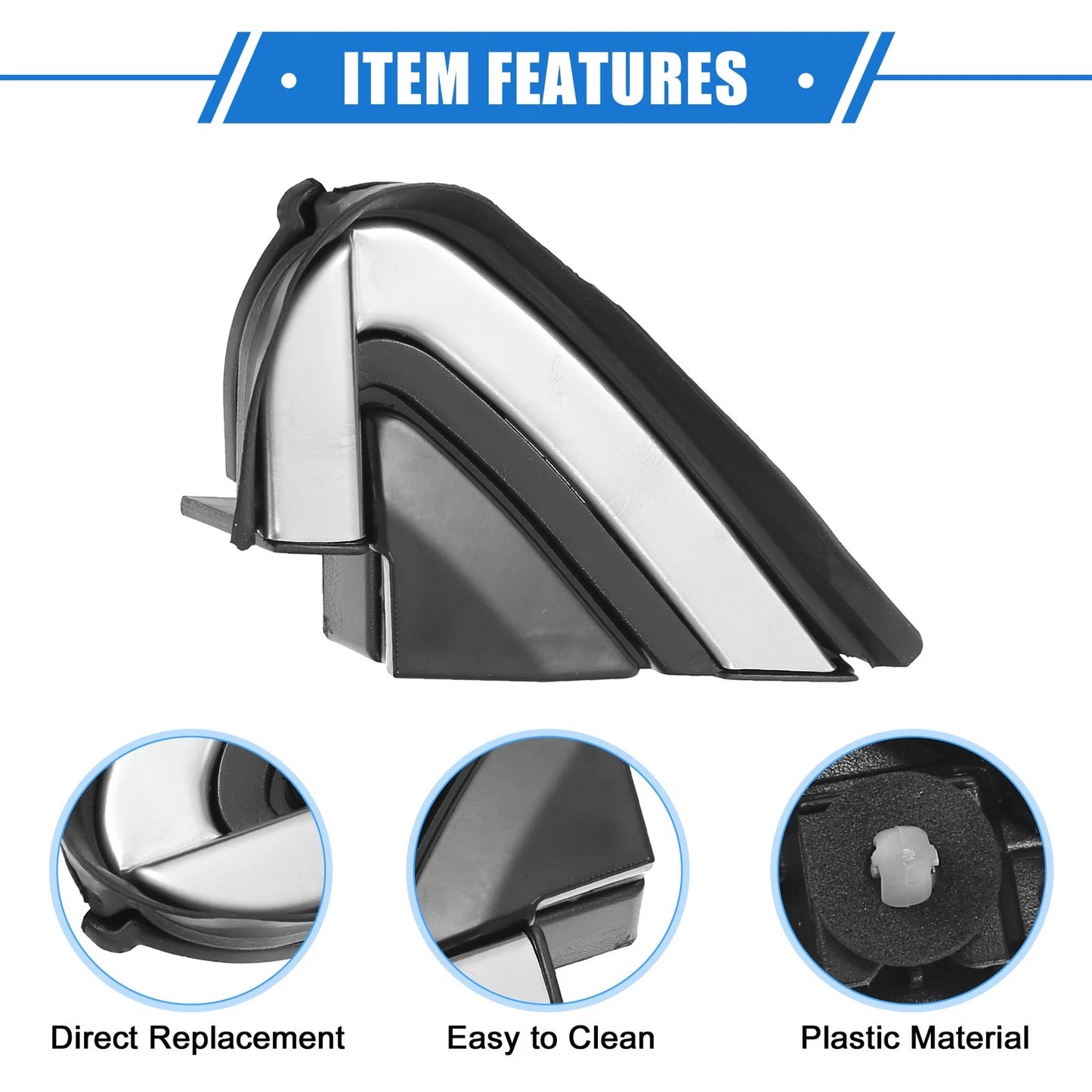 Front Left Mirror Corner Triangle Fender Cover for Honda CR-V (2007-2011)