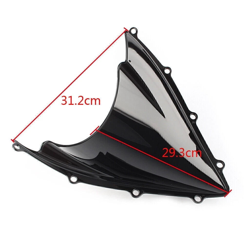 Double Bubble Windshield for MV Agusta F3 800 675 (2012-2017) Black