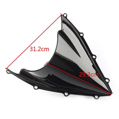 Double Bubble Windshield for MV Agusta F3 800 675 (2012-2017) Black