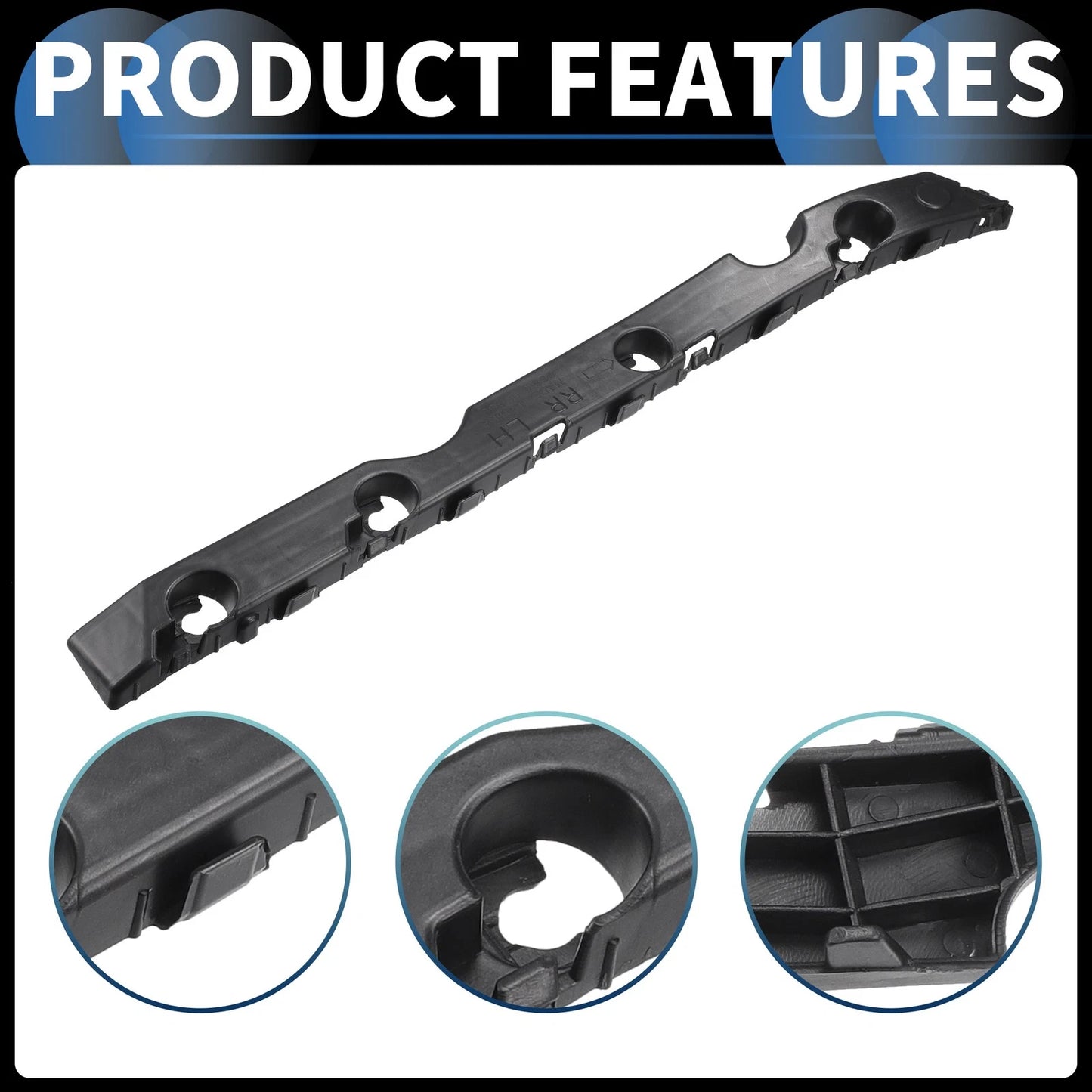Left Rear Bumper Retainer Bracket for Kia Rio (2012-2017)