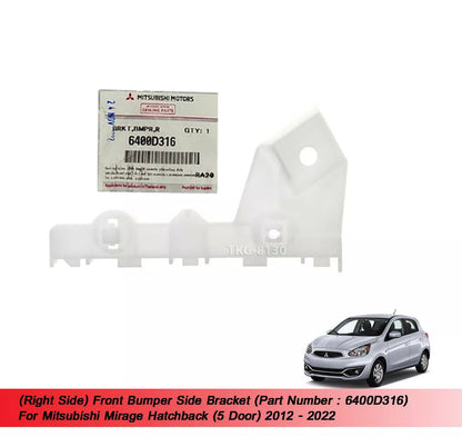 RH Front Bumper Side Bracket for Mirage Hatchback (2012-2022)