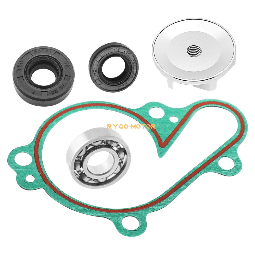 Water Pump Impeller Bearing Seal Gasket for Yamaha YZ125 (1998–2004)