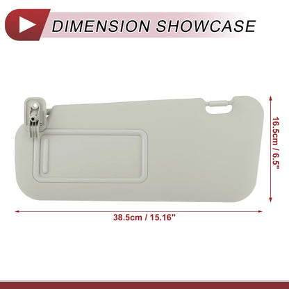 Left Driver Side Sun Visor for Mazda 3 (2010-2013)
