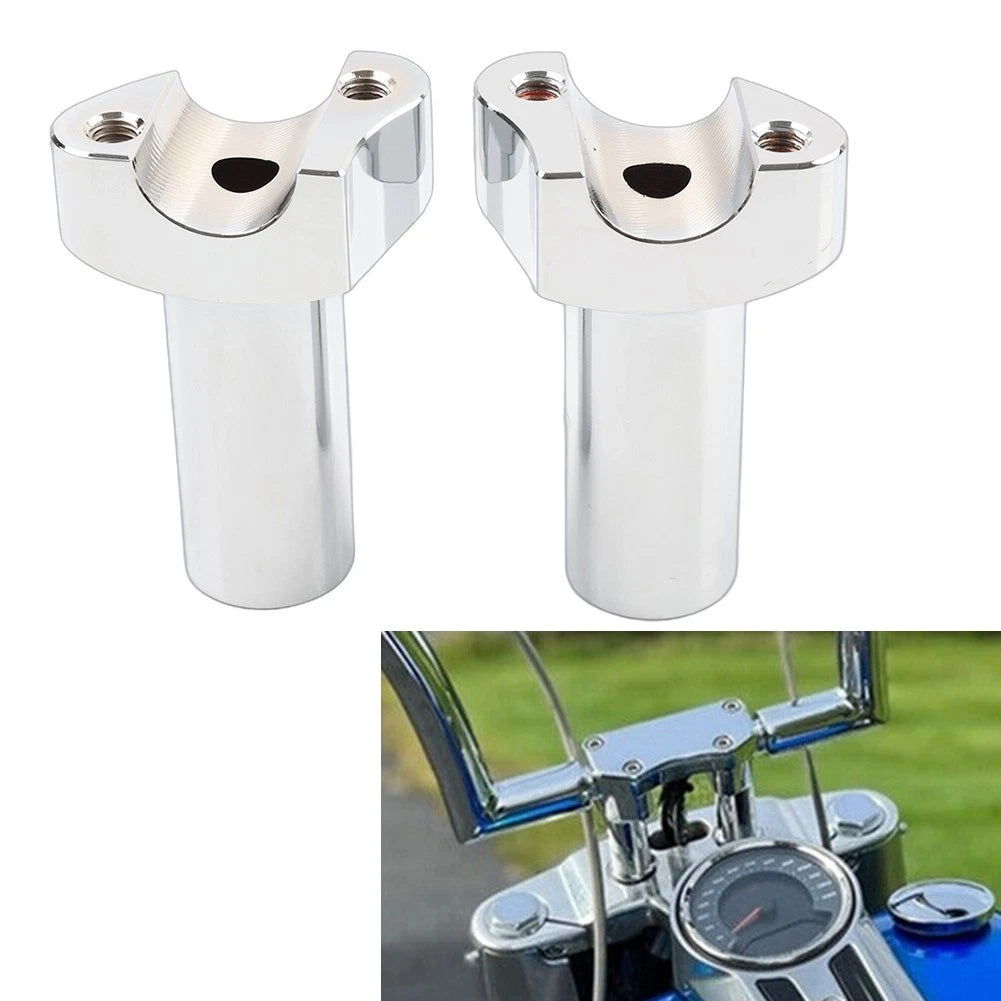 3.5" Straight Handlebar Risers for Harley Dyna Sportster Softail