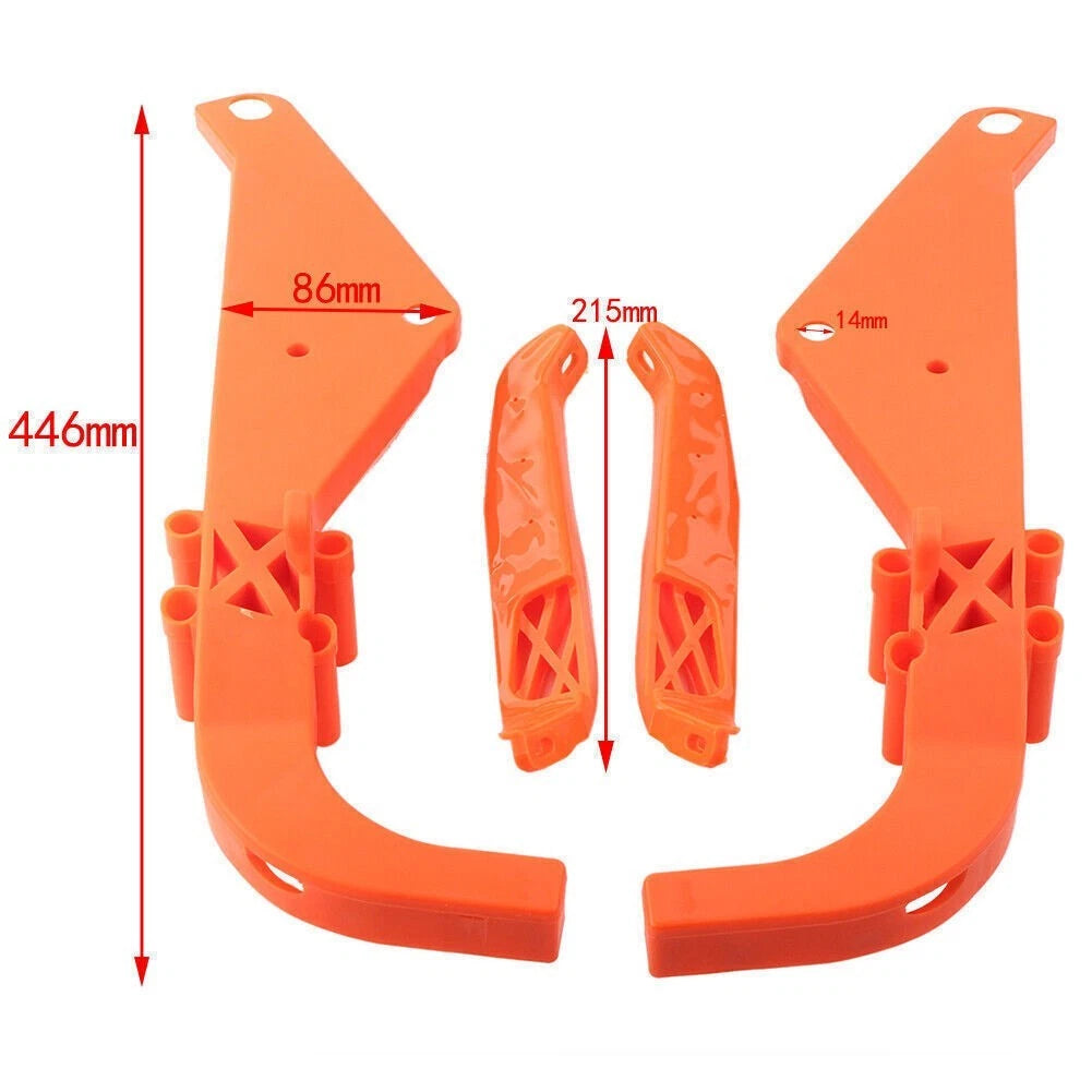 Inner Fairing Batwing Support w/Speaker Brackets for Harley Touring (96-13)