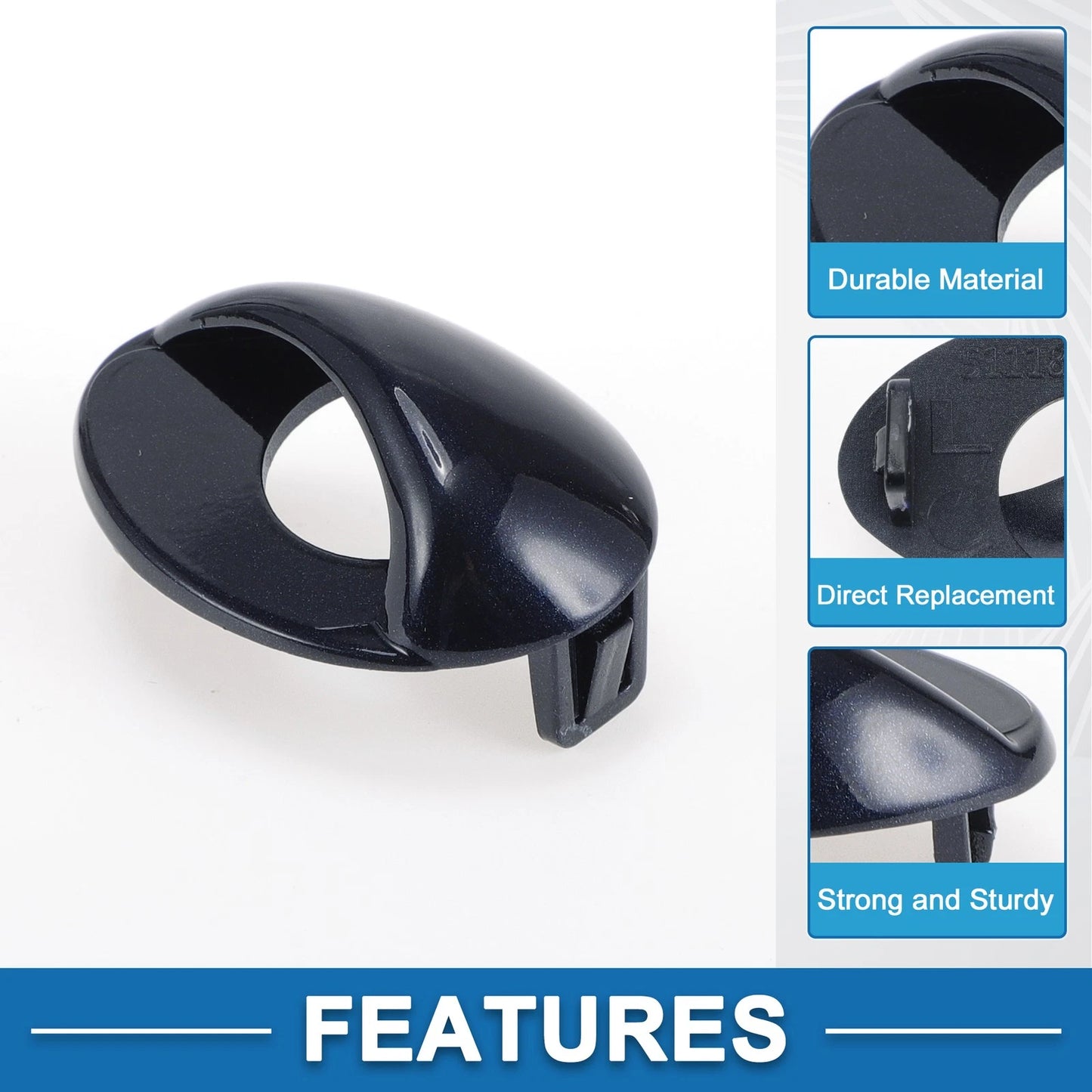 Front Left Headlight Washer Nozzle Cover for BMW M3 (2008-2013)