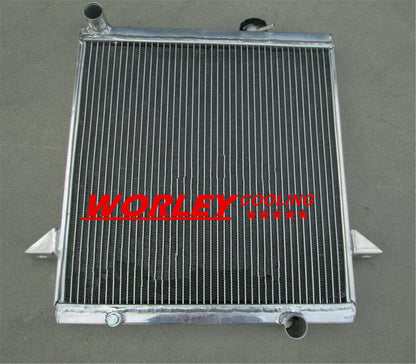 5 Row Aluminum Radiator with Shroud & Fan for Triumph TR6/TR250 (1967-1974)