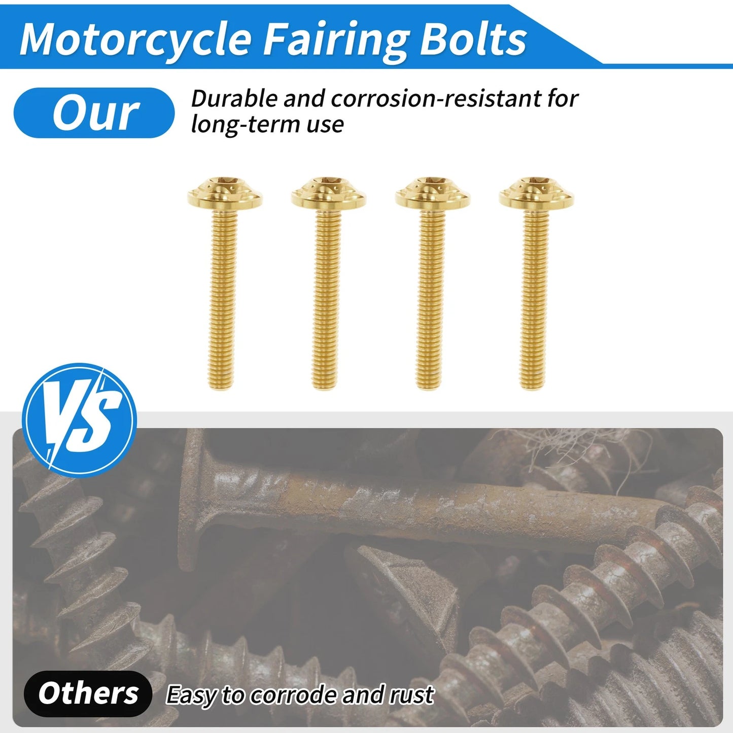 Windshield Bolts for Harley Road Glide (2015–2024)