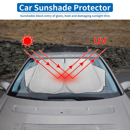 Aluminum Film Foldable Window Cover for Toyota Alphard/Vellfire (2015-2020)