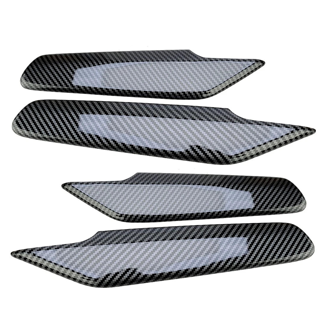 Carbon Fiber Style Interior Door Armrest Panel Covers for Honda Civic (2022-2023)