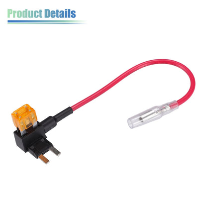 5 x Universal Car Fuse Tap & Circuit Adapters w/ 5A Mini Blade Fuses
