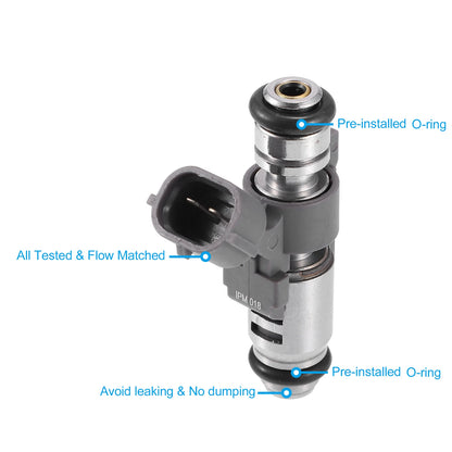 Fuel Injector 1 Pcs for Peugeot 206 207 307 1007 1.4L (2000-2013)