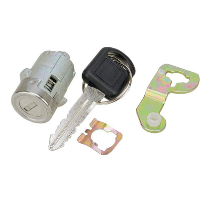 Left Door Lock Cylinder Set with Key for Cadillac Chevrolet GMC Pontiac (2000-2010)