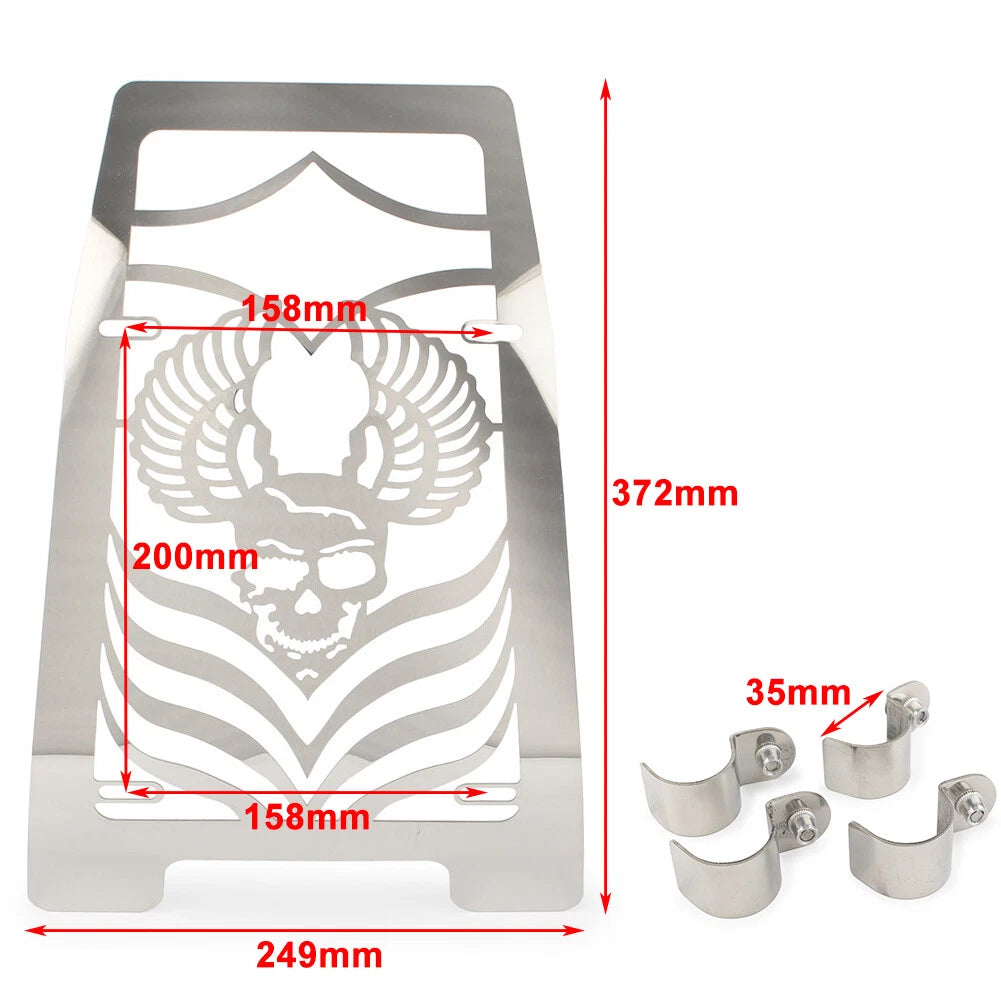 Radiator Grill Cover for YAMAHA XVS1100 Drag Star Classic/Custom (2000-2009)