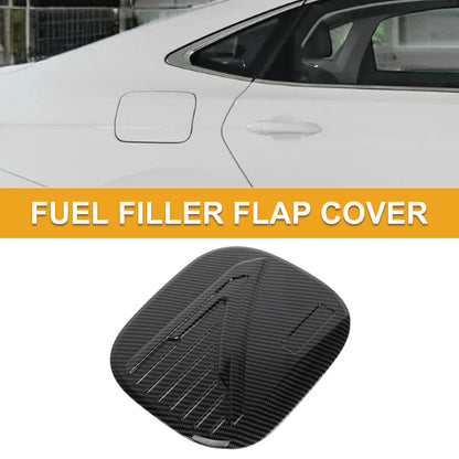 Fuel Tank Door Cap for Chevy Trax Gas Tank Flap Carbon Fiber Black (2023-2025)