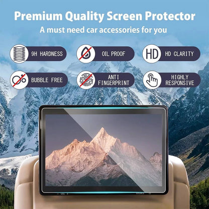 2 x Car Rear Seat Screen Protectors for Toyota LandCruiser 300 (2021-2024)