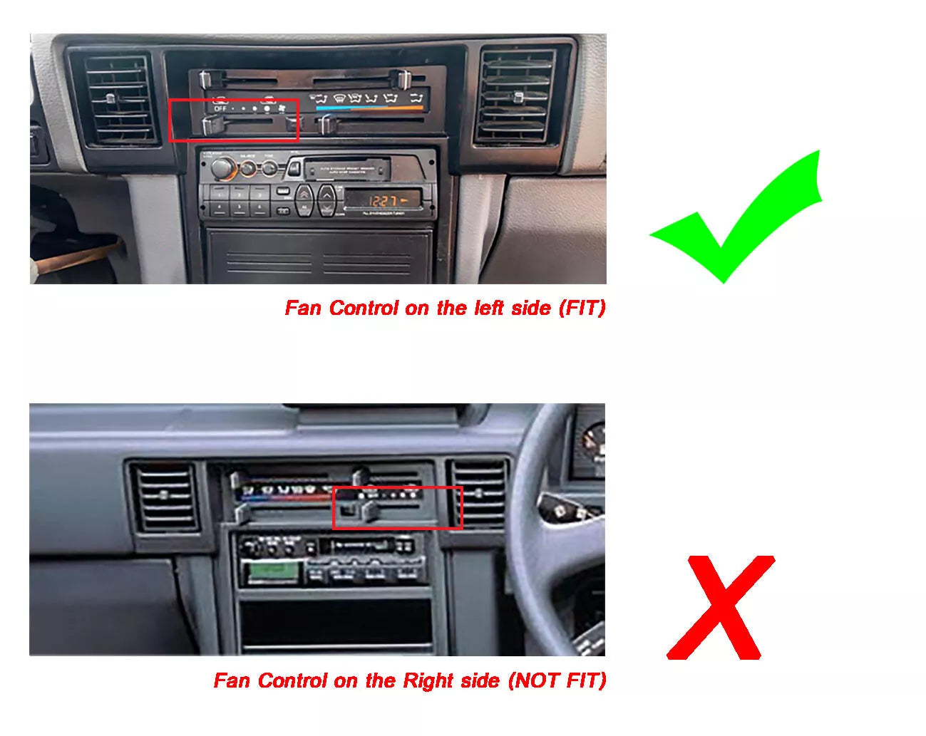 Cream Radio Vent Dash Trim for Mitsubishi  L200 (1986-1994)