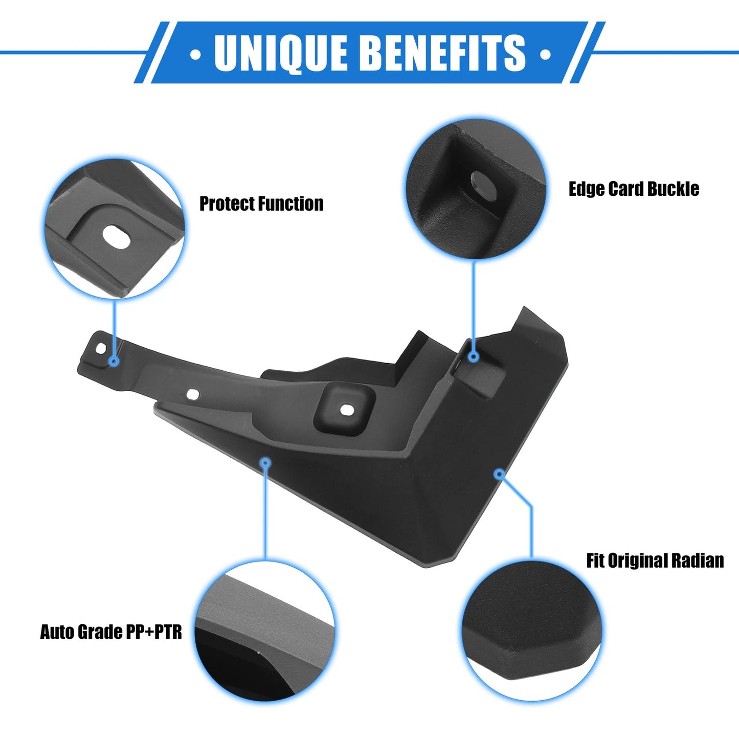 Mud Flaps Front & Rear for Toyota RAV4 (2019–2023)
