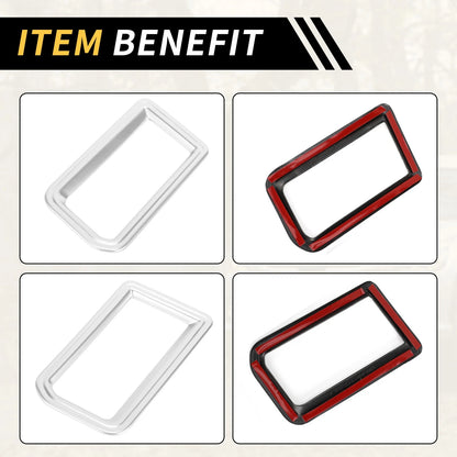 Rear A/C Air Vent Cover Trims for Toyota Tundra (2022-2024)
