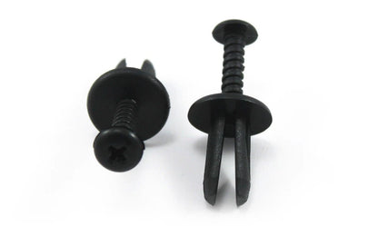 10x Plastic Screw Rivet Scrivet 8mm Car Bike Trim Liner Bumper Panel Interior