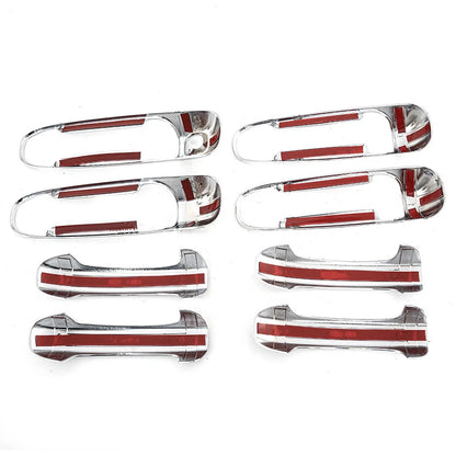 Chrome 4 Door Handle & Tailgate Covers for 2002-2008 Dodge Ram 1500 2500 3500