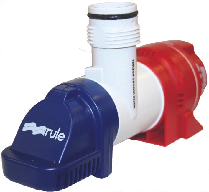 Rule LoPro Automatic Bilge Pump 900GPH for Rule, 3 Modes, Low Profile