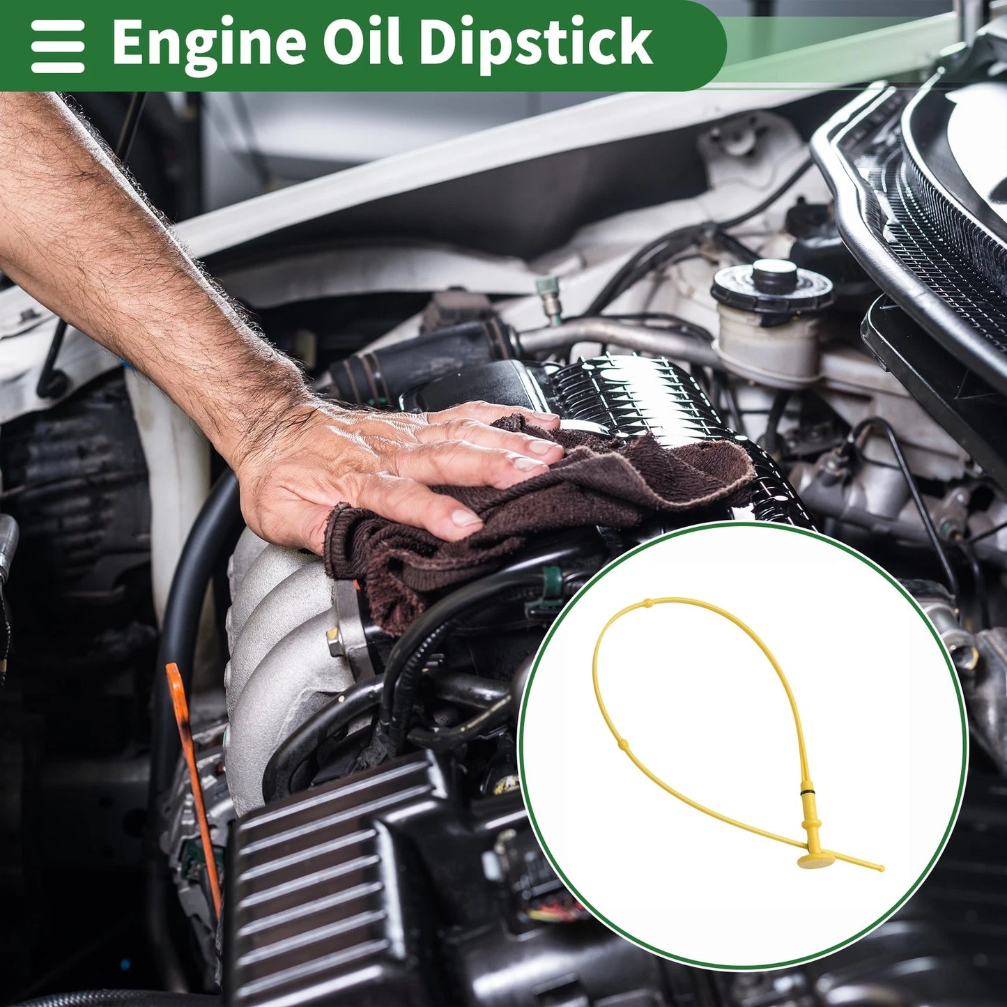 Oil Level Dipstick for Mercedes Benz Smart Fortwo 451 M132 (2010-2015)