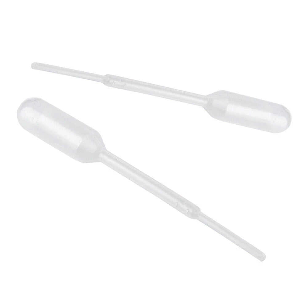100 x 0.2ml Graduated Disposable Plastic Eye Droppers for Experiments
