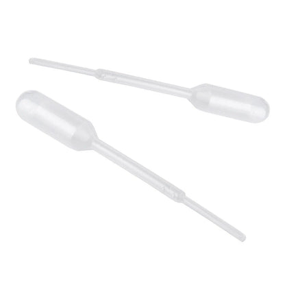 100 x 0.2ml Graduated Disposable Plastic Eye Droppers for Experiments