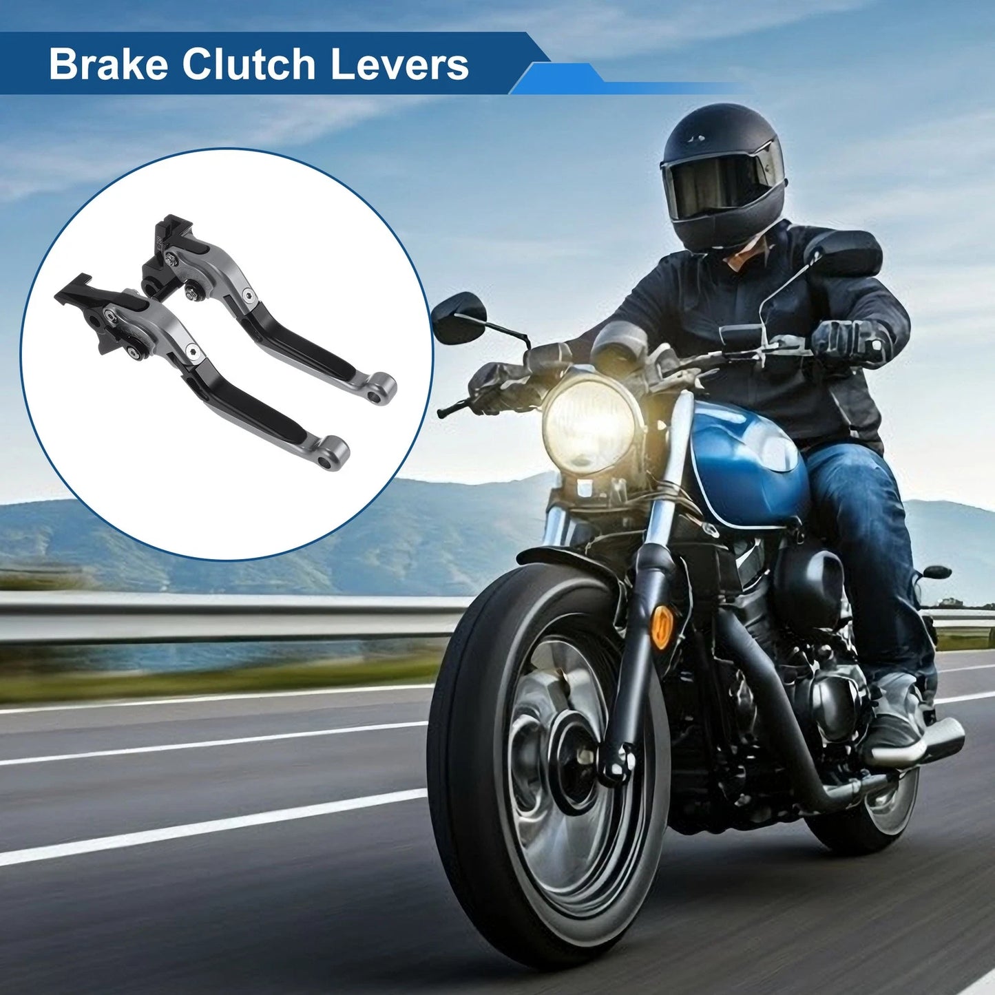 Adjustable Short Long / Brake Clutch Lever for Kawasaki Vulcan S (2015-2023)