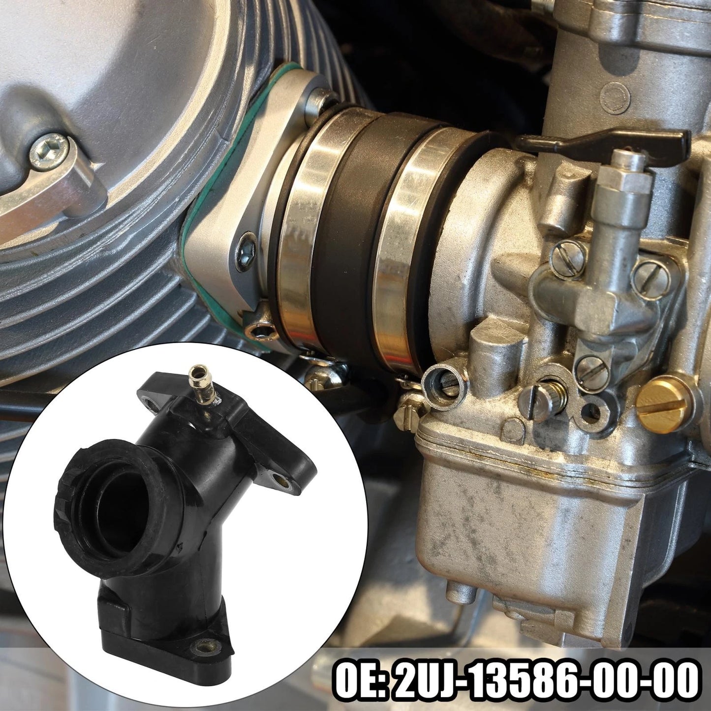 Carburetor Intake Adaptor for Yamaha Virago 250 (1995–2007)