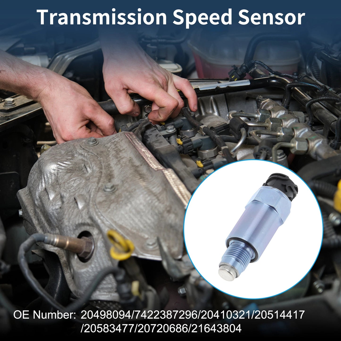 1 Pc Transmission Speed Sensor for Renault Magnum (1998-2013)