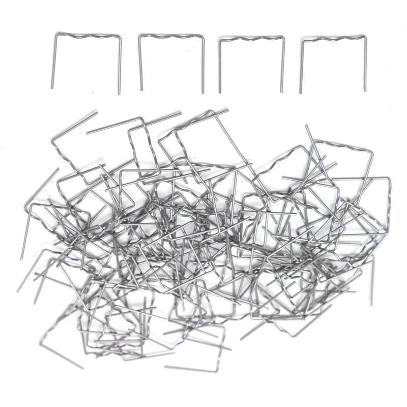 Pre-Cut Flat Staples 100pcs 0.6mm for Car Auto