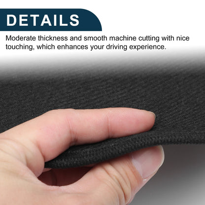 Car Door Leather Anti Kick Pad Sticker for BMW X5 (2019-2020) 1 Set Black
