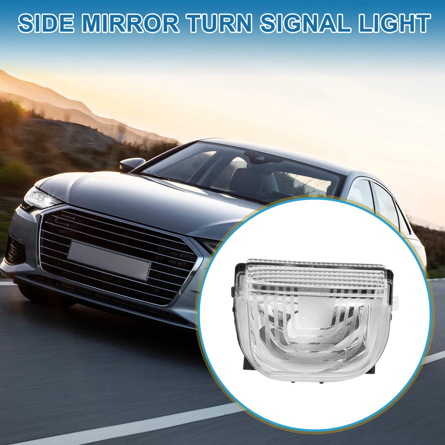 Car Mirror Turn Signal Light Right LED for Mercedes-Benz Sprinter (2010-2023)