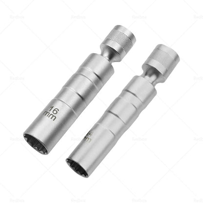 Thin Wall Magnetic Swivel Spark Plug Socket 14/16MM for Car Models
