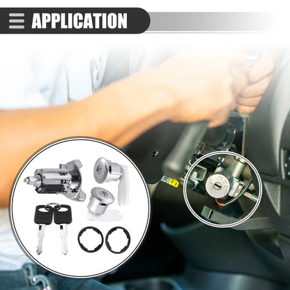 Ignition Switch Lock Cylinder Kit with 2 Keys for Ford F150 (2004-2008)