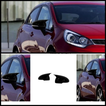 Side View Mirror Covers for Kia Rio (2012-2016) 2 Piece Gloss Black