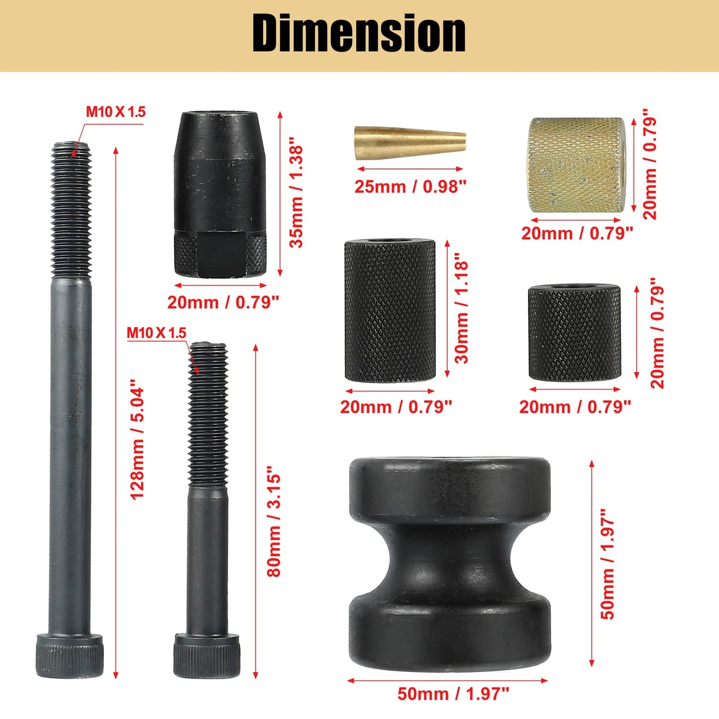1 Set Injector Puller and Seal Installer Tools for BMW N14 N18 N54