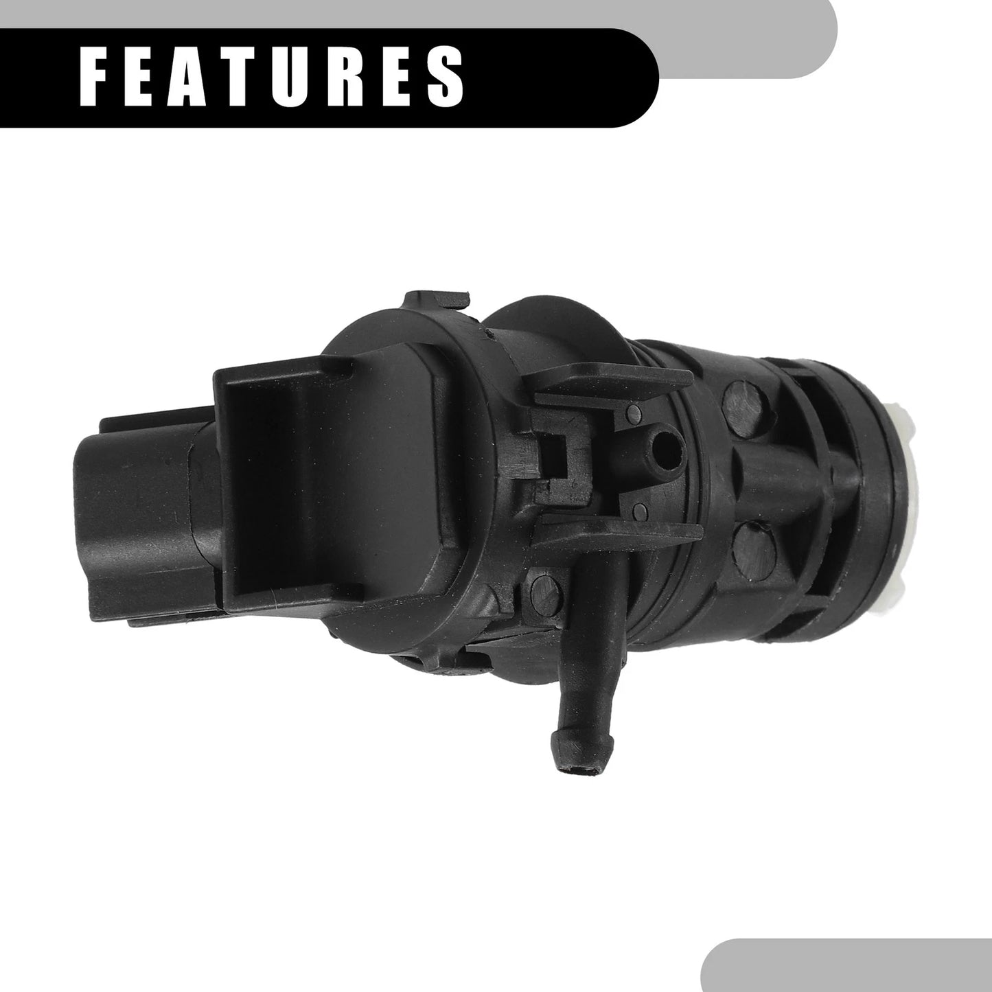 Windshield Washer Pump for Dodge Charger (2006 - 2023) Black