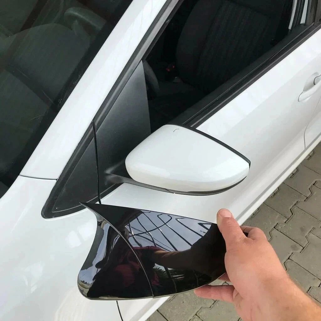 Side View Mirror Cover for Hyundai Accent Era Gloss Black (2005-2011)
