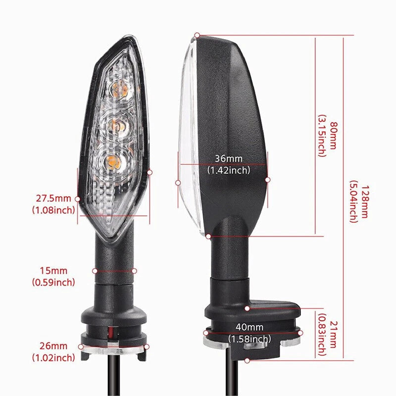 LED Turn Signal Lamp Indicator Light for YAMAHA MT-01 MT-03 MT-07 MT-09 MT-10 MT-25